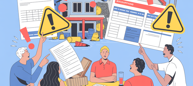 Konflikte in einer Eigentümergemeinschaft